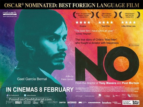 No - British Movie Poster