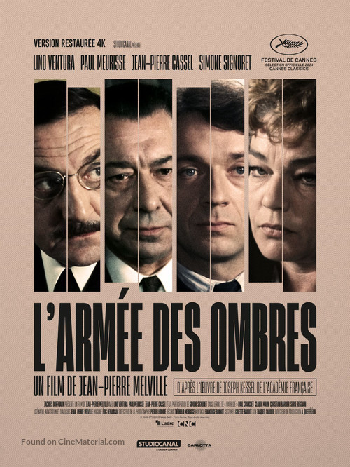 L&#039;arm&eacute;e des ombres - French Re-release movie poster