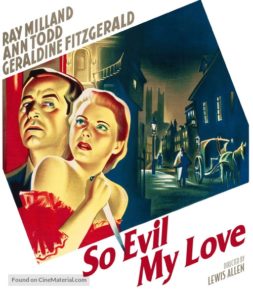 So Evil My Love - Blu-Ray movie cover