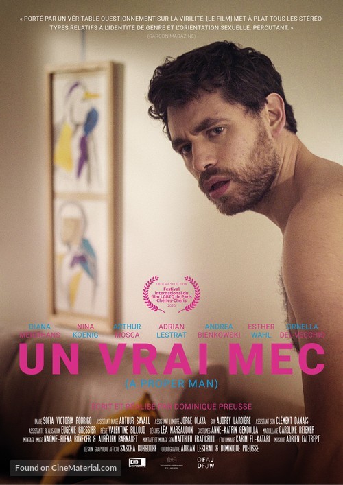 Un vrai mec - French Movie Poster