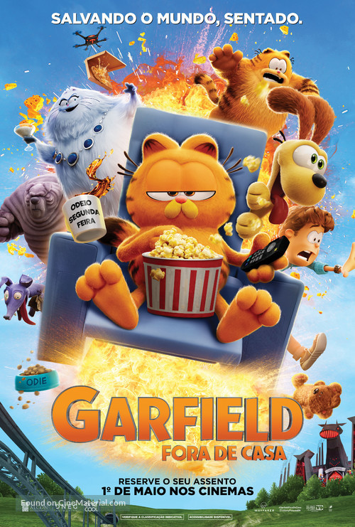 The Garfield Movie - Brazilian Movie Poster