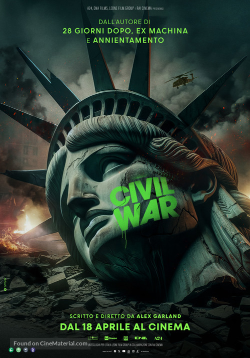 Civil War - Italian Movie Poster