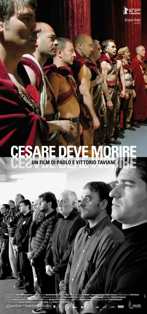 Cesare deve morire - Italian Movie Poster