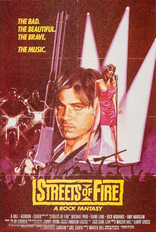 Streets of Fire - British Movie Poster