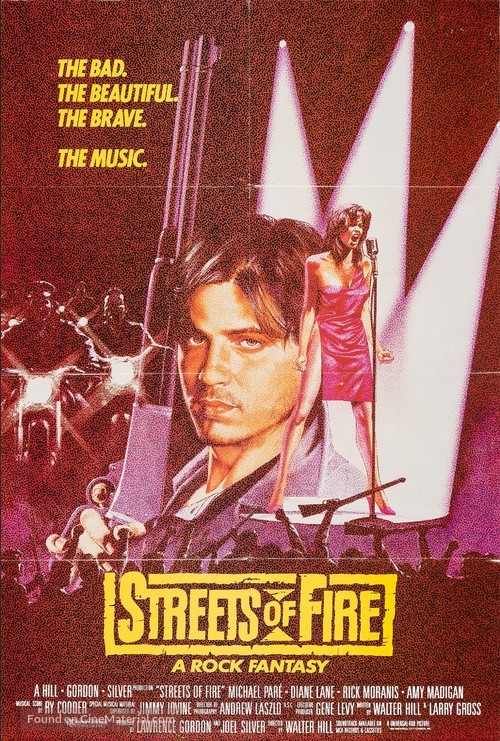 Streets of Fire - British Movie Poster