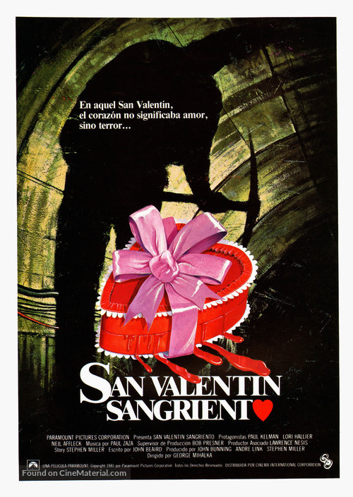 My Bloody Valentine - Spanish Movie Poster