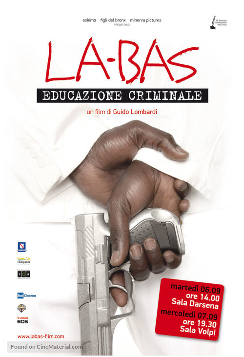 L&agrave;-bas - Italian Movie Poster