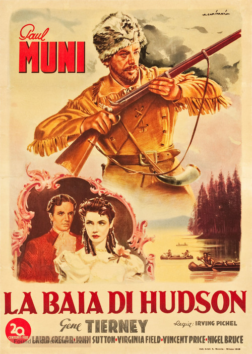 Hudson&#039;s Bay - Italian Movie Poster