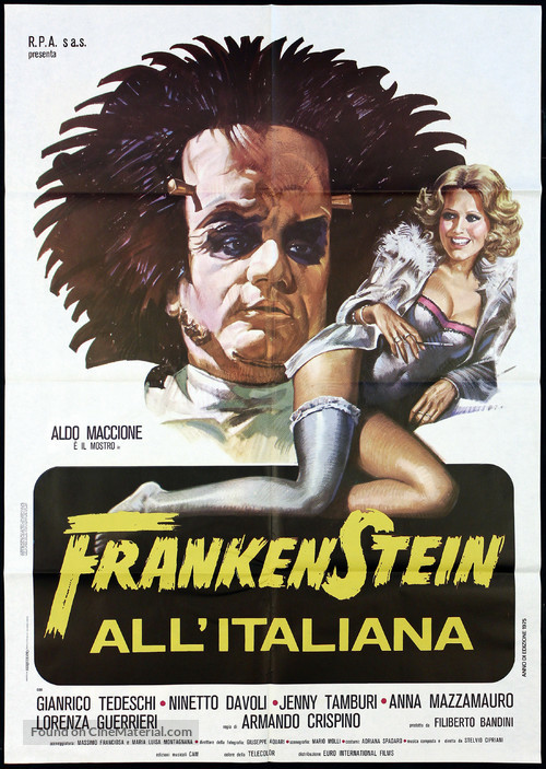 Frankenstein all&#039;italiana - Italian Movie Poster