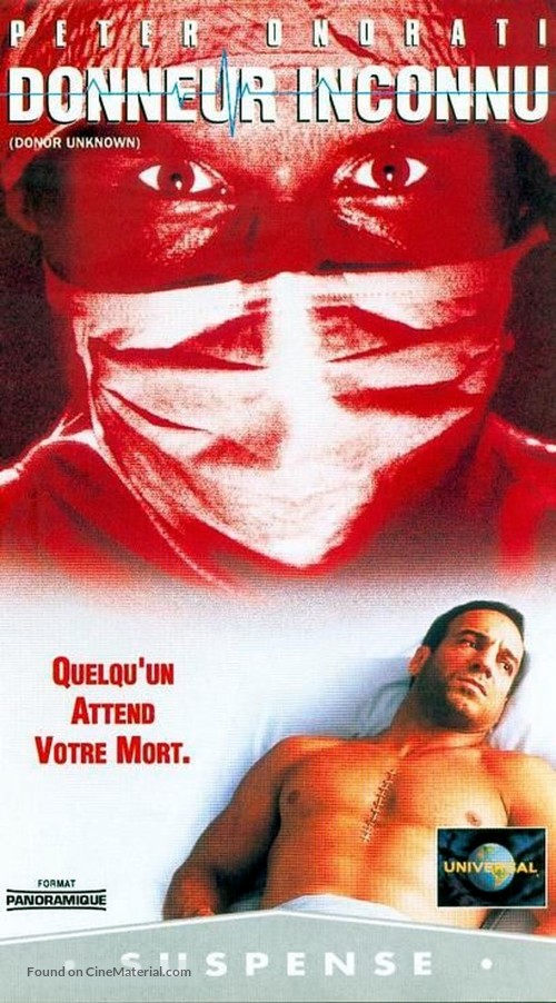 Donor Unknown - French VHS movie cover