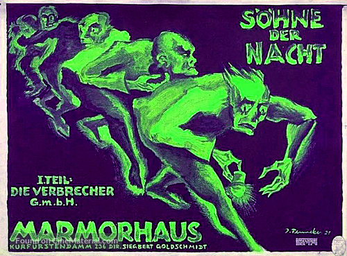 S&ouml;hne der Nacht, 1. Teil: Die Verbrecher-GmbH - German Movie Poster