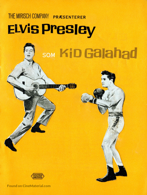 Kid Galahad - Danish poster