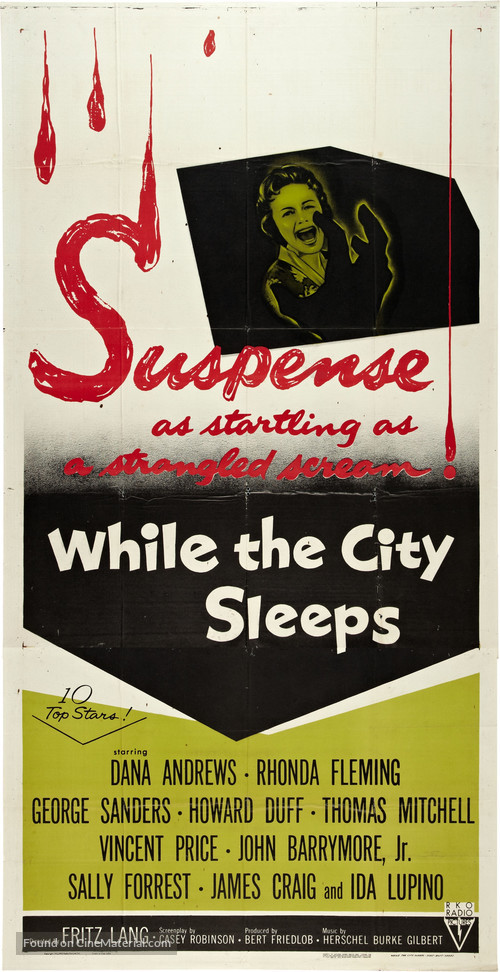 While the City Sleeps - Movie Poster