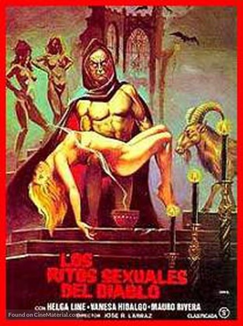 Los ritos sexuales del diablo - Spanish Movie Cover