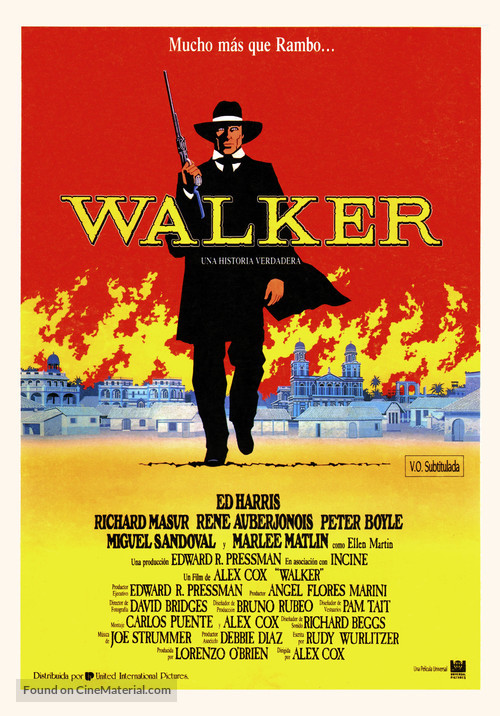 Walker - Spanish Movie Poster