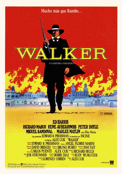 Walker - Spanish Movie Poster