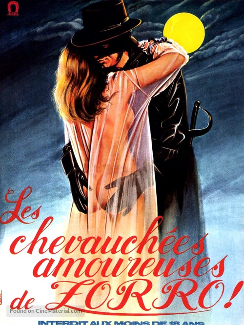 The Erotic Adventures of Zorro - French Movie Poster