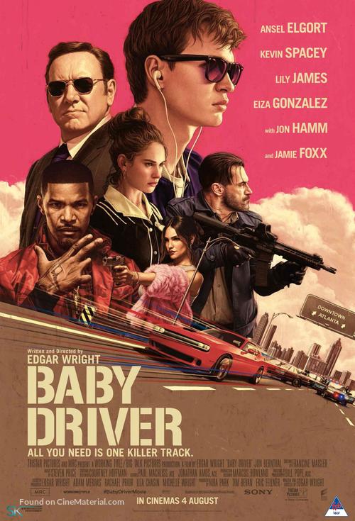 Baby Driver - South African Movie Poster