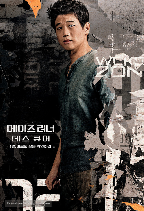 Maze Runner: The Death Cure - South Korean Movie Poster