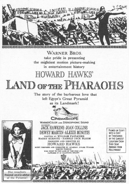 Land of the Pharaohs - poster