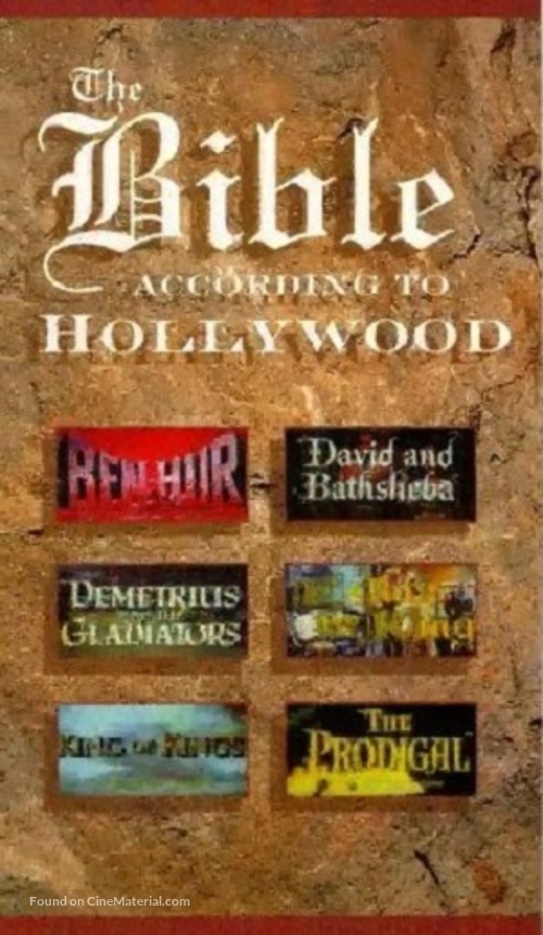 The Bible According to Hollywood - VHS movie cover