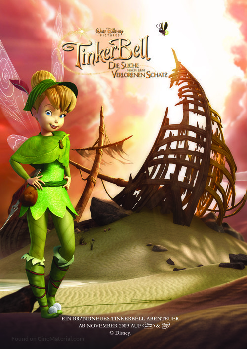 Tinker Bell and the Lost Treasure - German Movie Poster