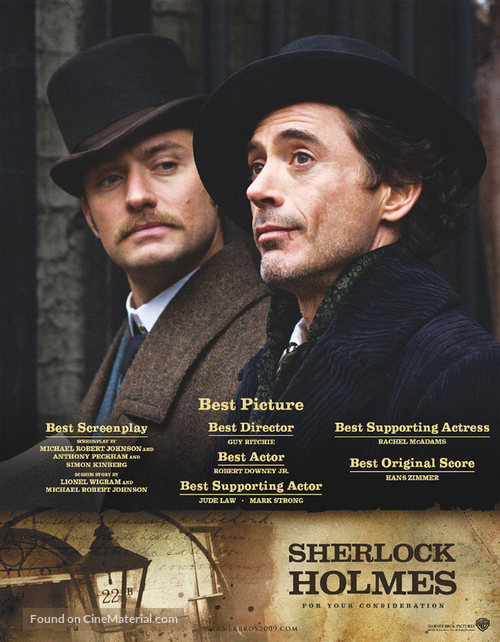 Sherlock Holmes - For your consideration movie poster