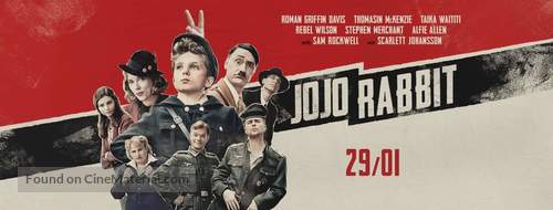 Jojo Rabbit - Belgian Movie Poster