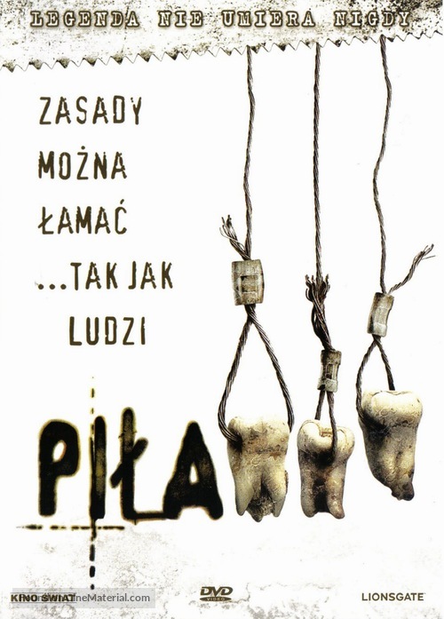 Saw III - Polish DVD movie cover