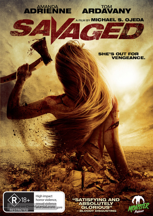 Savaged - Australian DVD movie cover