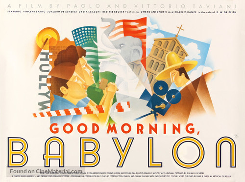 Good Morning, Babylon - British Movie Poster