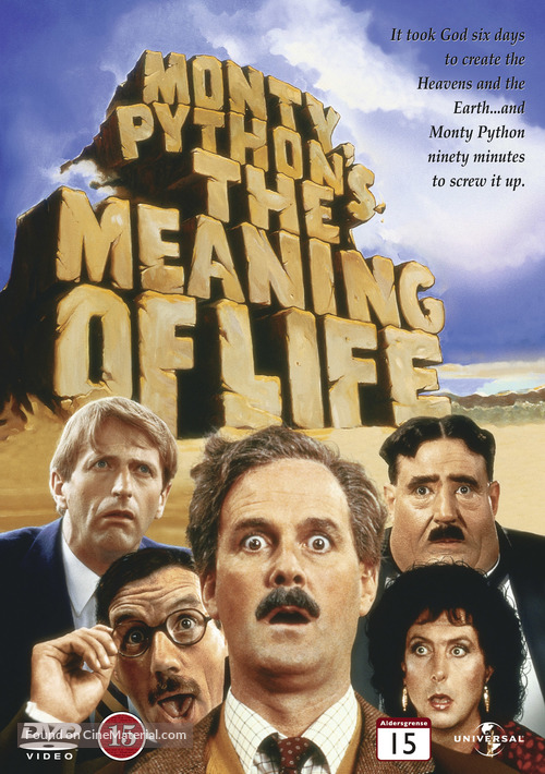 The Meaning Of Life - Danish DVD movie cover