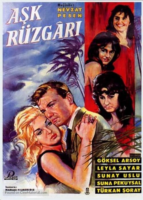 Ask r&uuml;zgari - Turkish Movie Poster