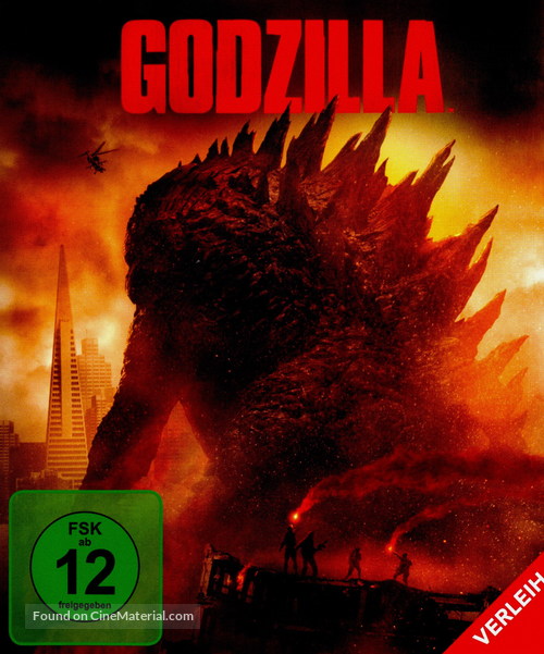 Godzilla - German Blu-Ray movie cover