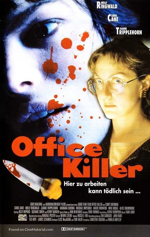 Office Killer - German VHS movie cover
