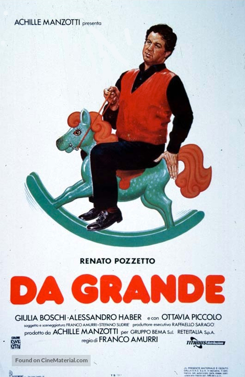 Da grande - Italian Movie Poster