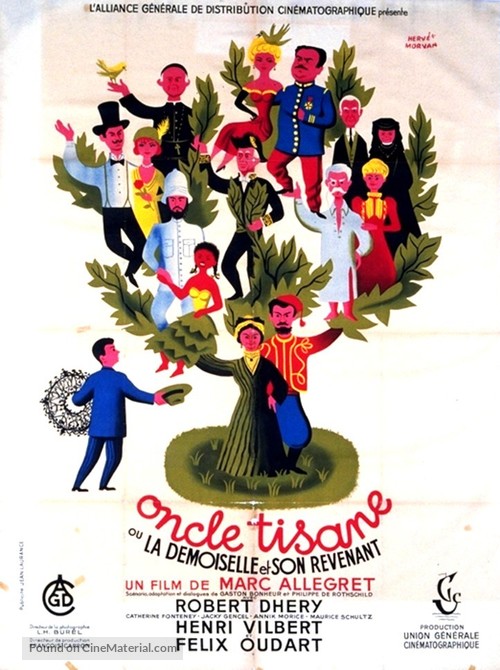 La demoiselle et son revenant - French Movie Poster