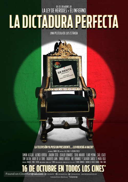 La dictadura perfecta - Mexican Movie Poster