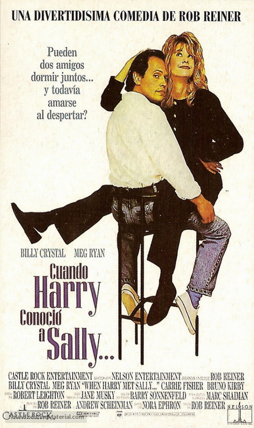When Harry Met Sally... - Argentinian Movie Poster