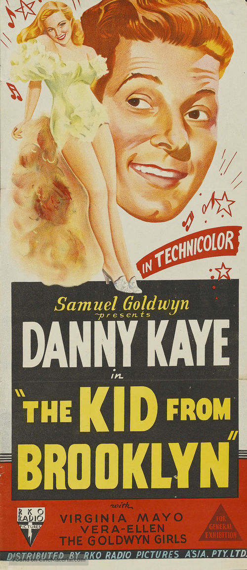 The Kid from Brooklyn - Australian Movie Poster