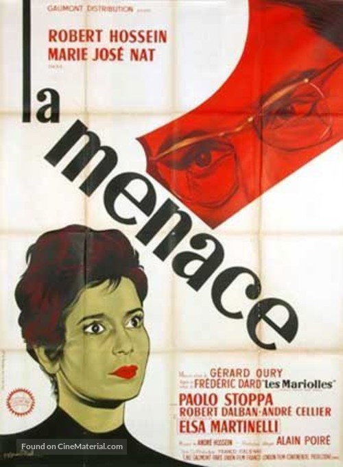 What is menace in French? menace