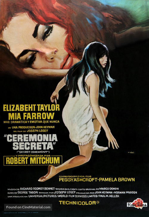 Secret Ceremony - Spanish Movie Poster