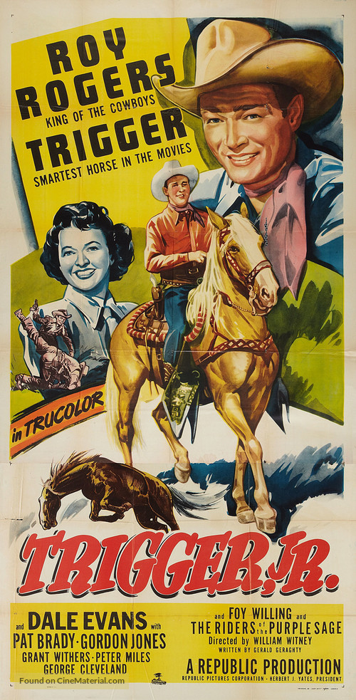 Trigger, Jr. (1950) movie poster