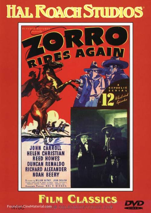 Zorro Rides Again - DVD movie cover