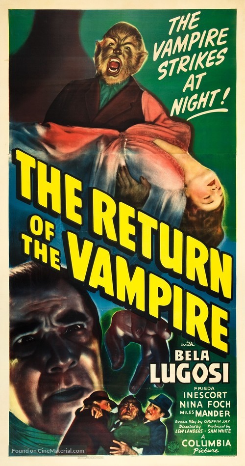 The Return of the Vampire - Movie Poster