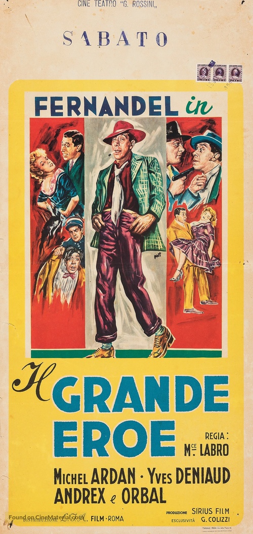 H&egrave;ro&iuml;que Monsieur Boniface, L&#039; - Italian Movie Poster
