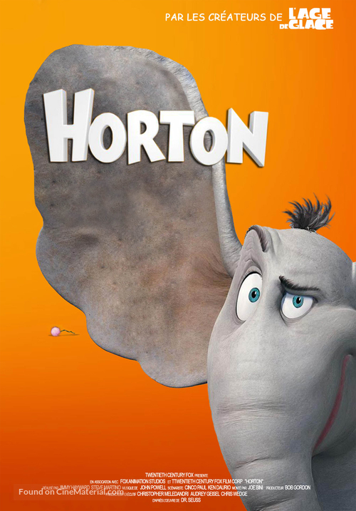 Horton Hears a Who! - French poster