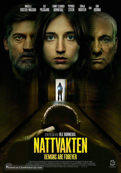 Nattevagten - D&aelig;moner g&aring;r i arv - Swedish Movie Poster