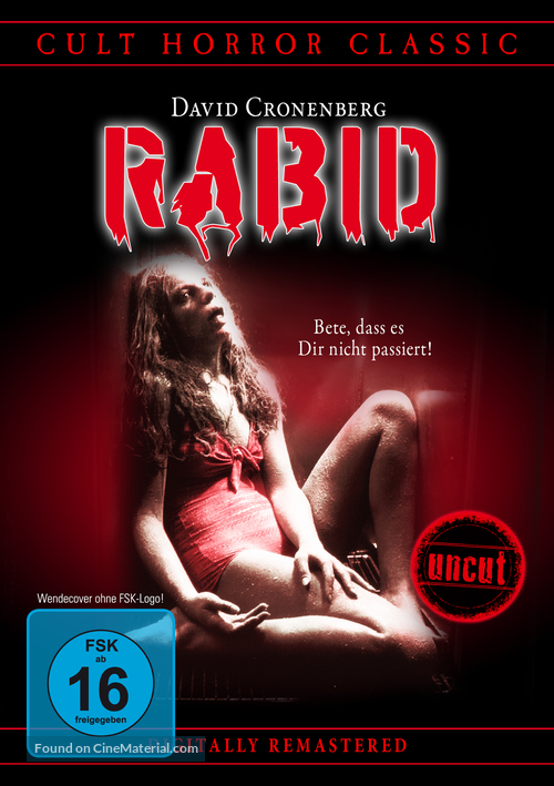 Rabid - German DVD movie cover