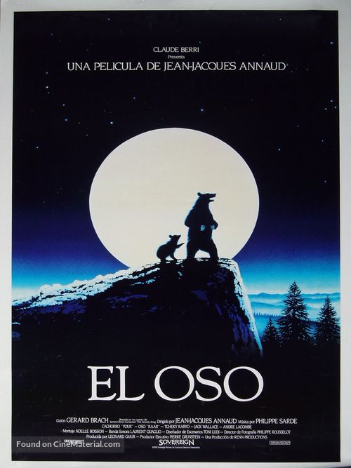L&#039;ours - Spanish Movie Poster